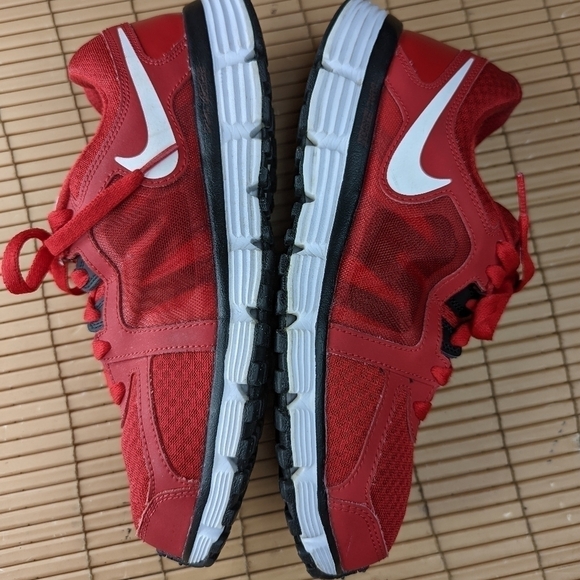 Nike Mens Dual Fusion ST 2 Running Shoes Red 454242-610 Lace Up Low Top sz 9.  3 main image 5
